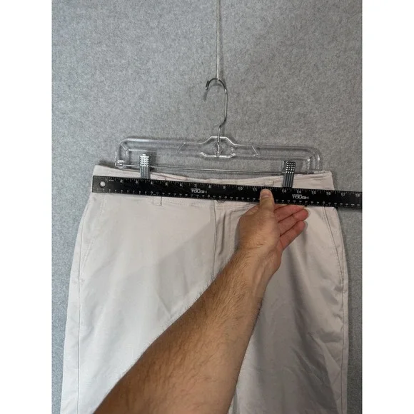 Grand Slam Shorts Mens 34 Gray Golf‎ Chino Casual Lightweight Stretch Preppy - Picture 2 of 10